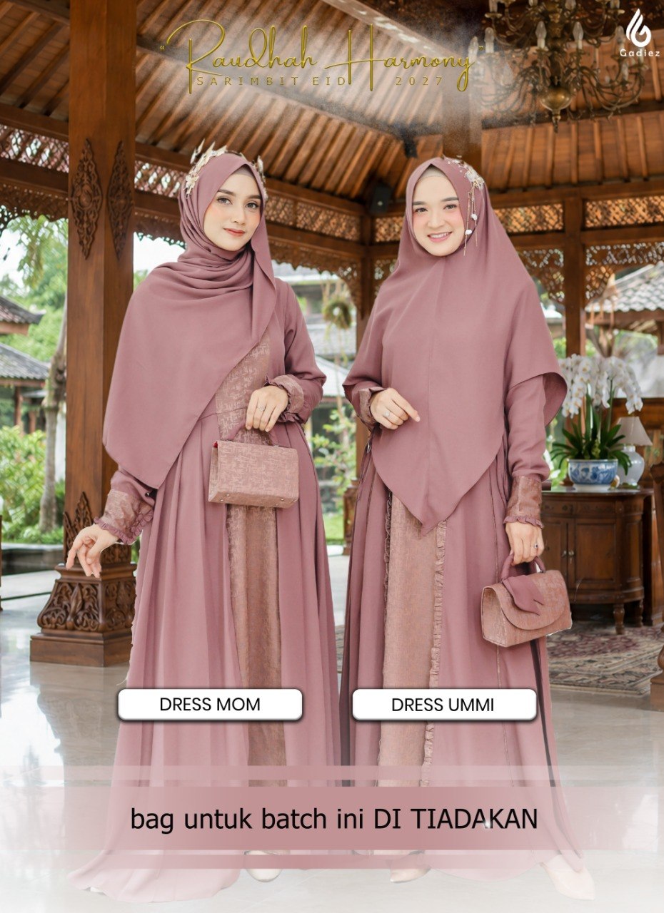 Dress Mom - Raudhah Harmony Sarimbit by Gadiez