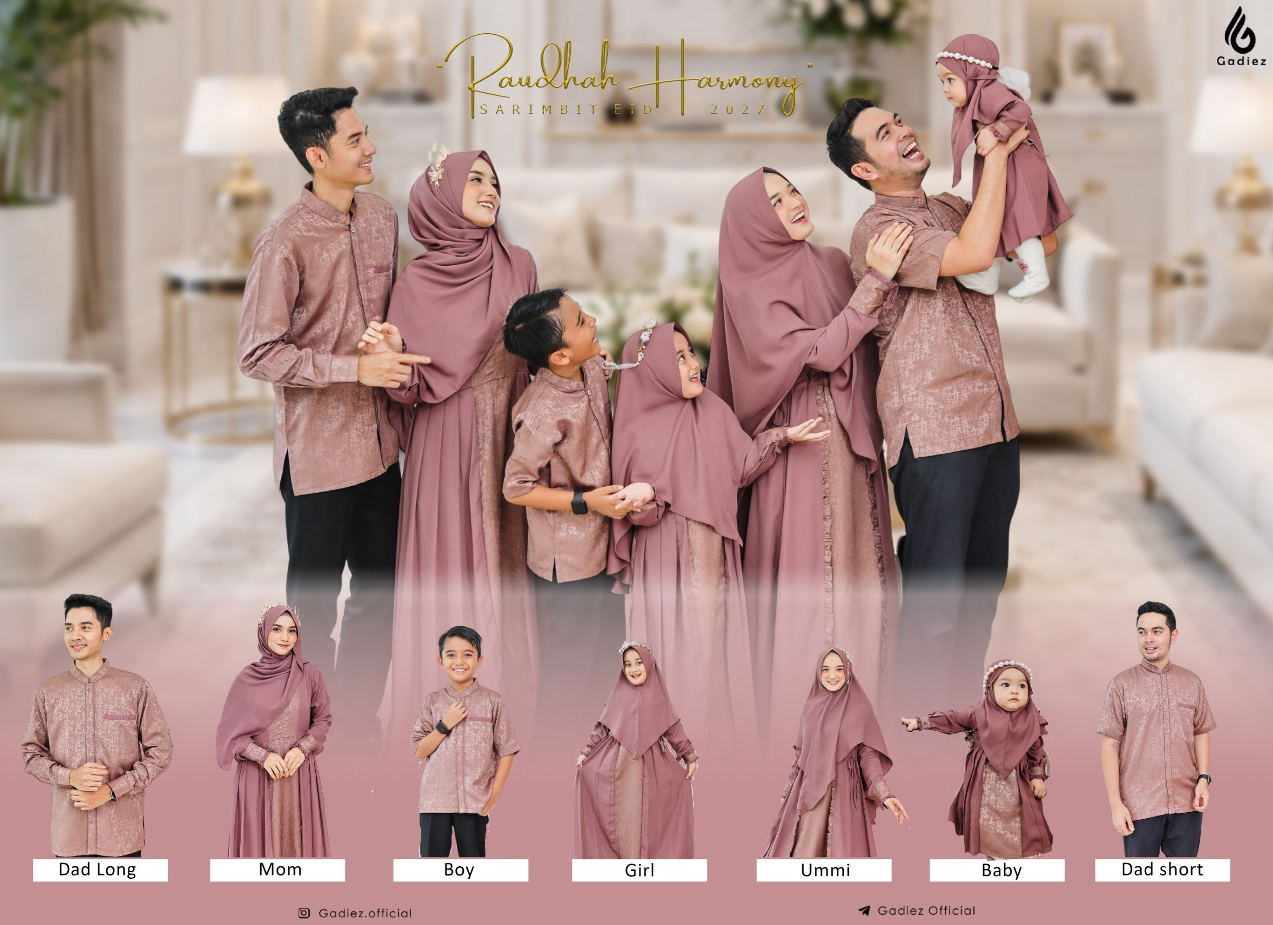 Dress Kids - Raudhah Harmony Sarimbit by Gadiez