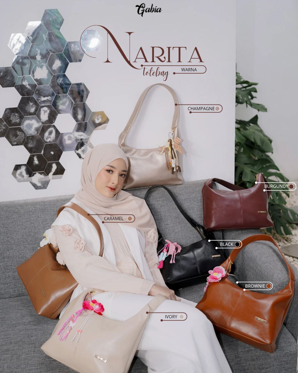 Moza & Narita Bag by Gabia