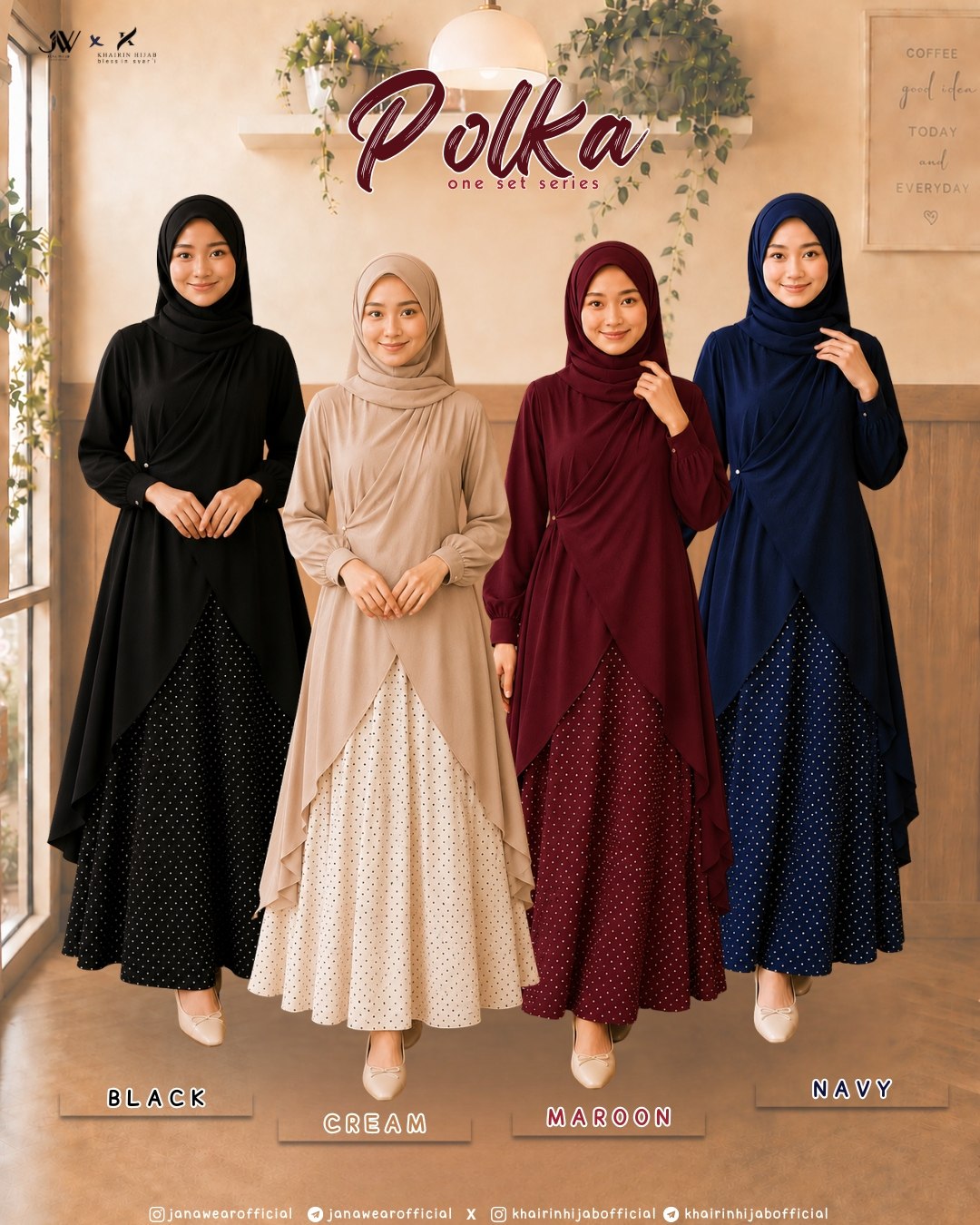Polka Series by Khairin HIjab