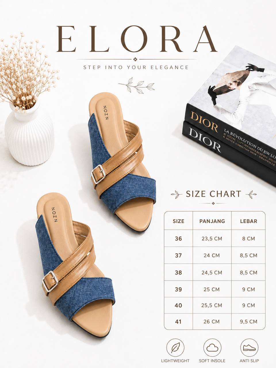 Elora Sandal by Noza Feet