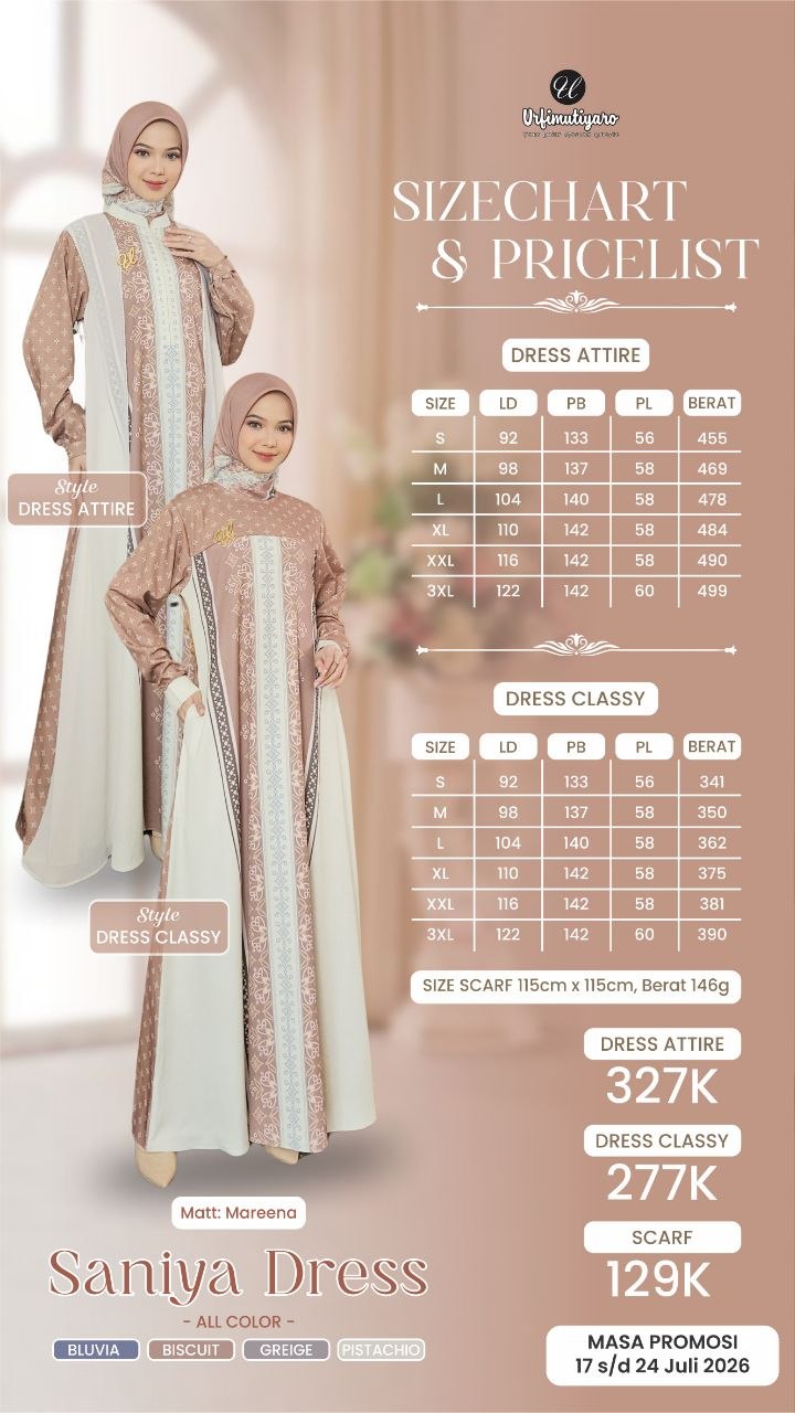 Saniya Dress by Urfimutiyaro
