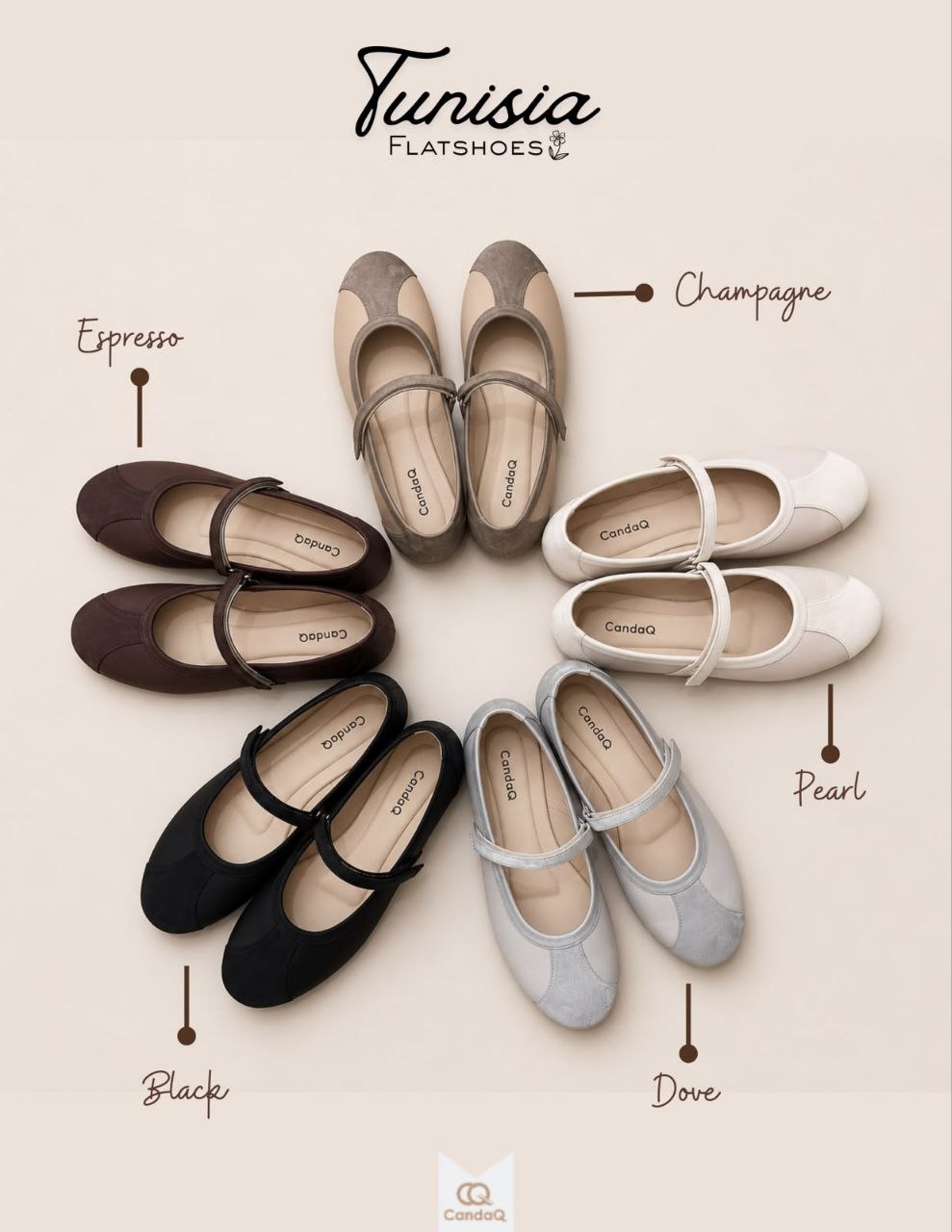 Tunisia Flatshoes by Candaq