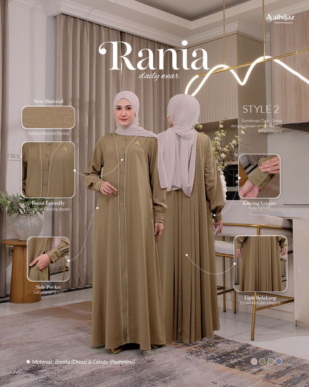 Rania Dress by Alhijaz