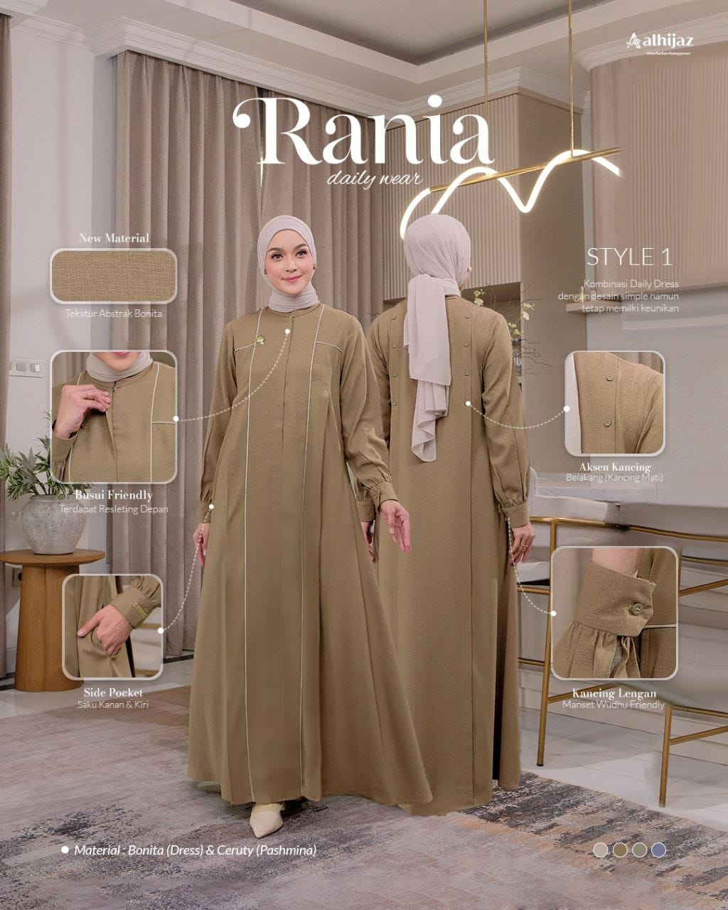 Rania Dress by Alhijaz