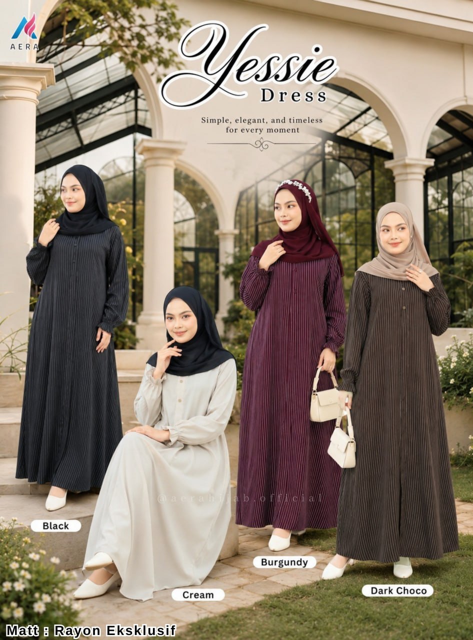 Yessie Dress Blouse Kemeja by Aera