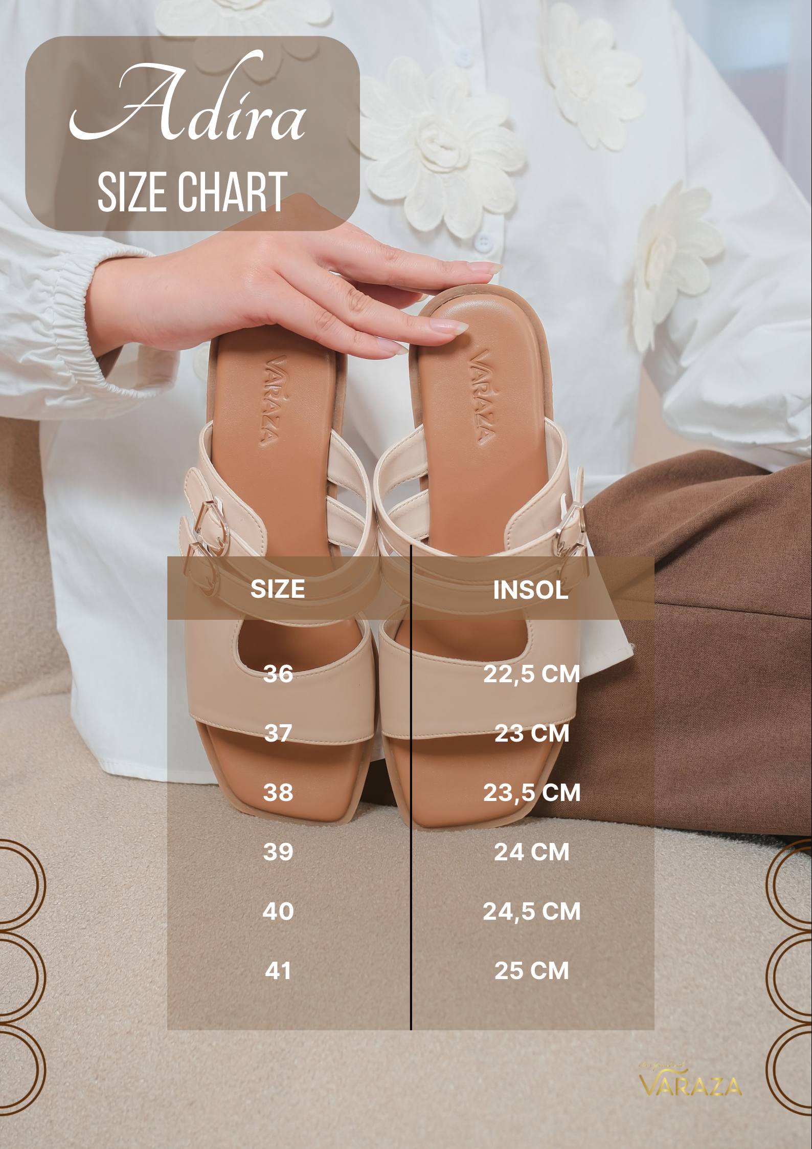 Adira Sandal by Varaza